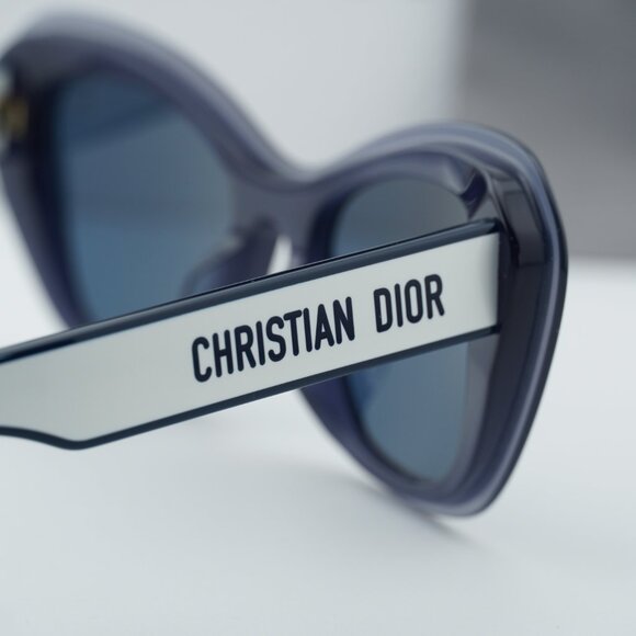 Dior DIORPACIFIC B3U 30B0 Butterfly Sunglasses - Blue/White/Blue main image 8